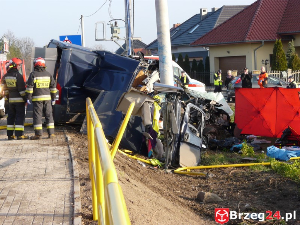 Śmiertelny wypadek w Brzegu na ulicy Małujowickiej [aktualizacja]