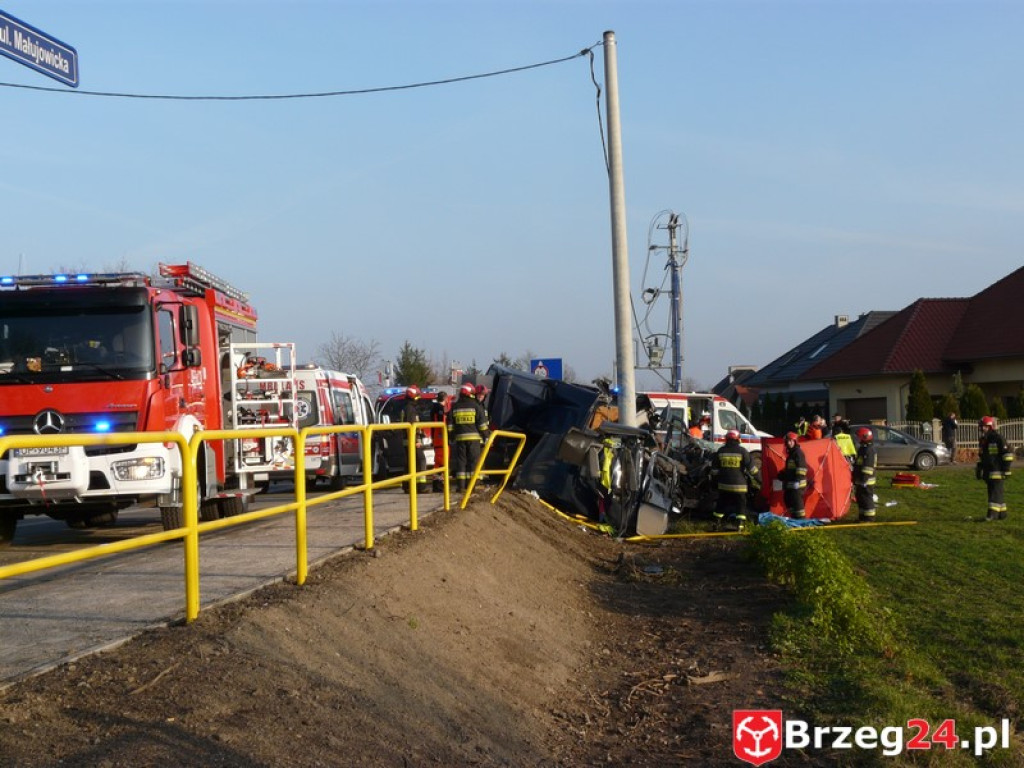 Śmiertelny wypadek w Brzegu na ulicy Małujowickiej [aktualizacja]