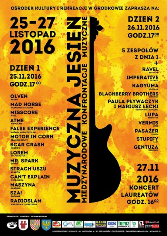 Weekendowy Informator Imprezowy 25-27.11.2016