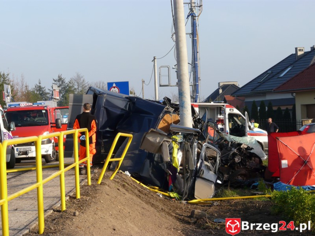 Śmiertelny wypadek w Brzegu na ulicy Małujowickiej [aktualizacja]