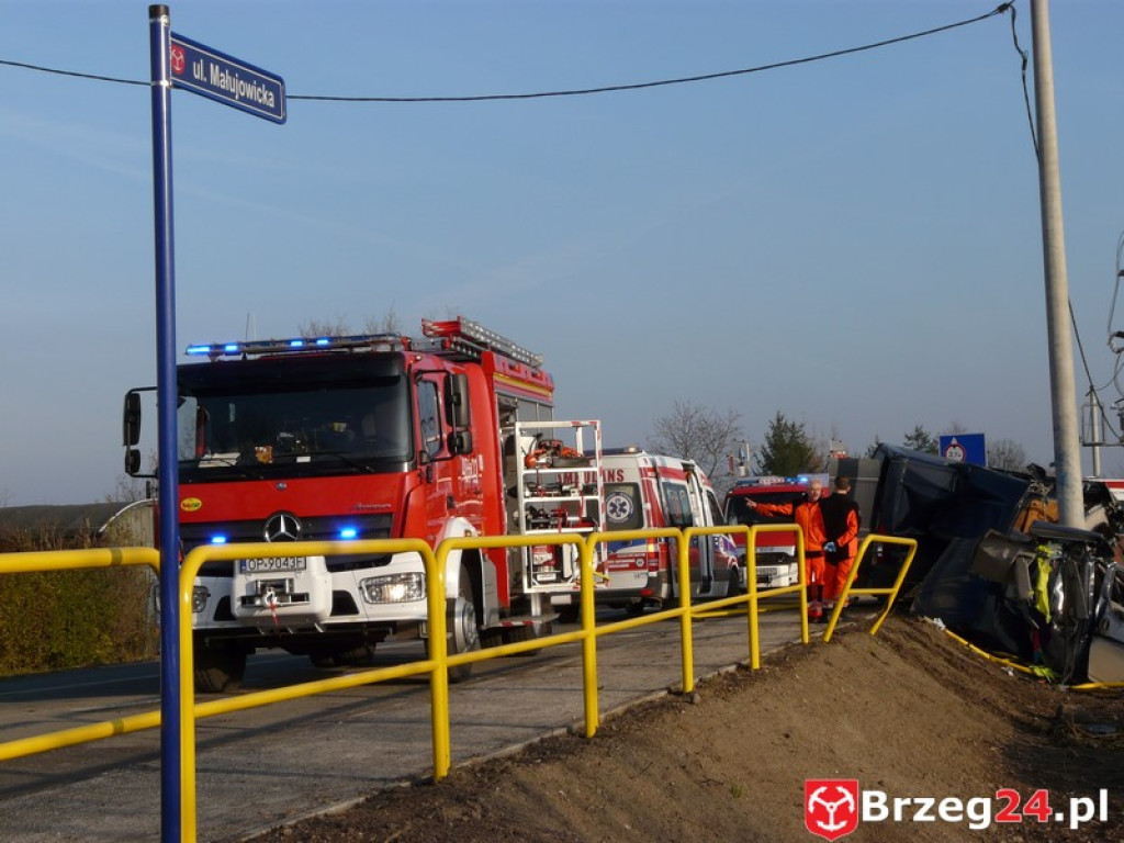 Śmiertelny wypadek w Brzegu na ulicy Małujowickiej [aktualizacja]
