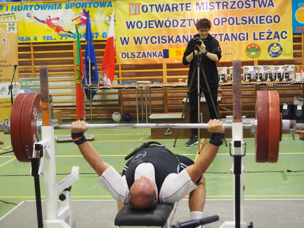 VI INTEGRACYJNE OTWARTE MISTRZOSTWA WOJEWÓDZTWA OPOLSKIEGO W WYCISKANIU LEŻĄC KLASYCZNYM
