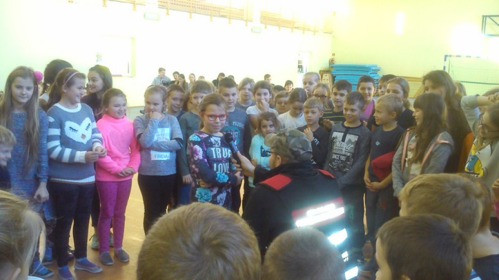 SPOTKANIE UCZNIÓW Z OPOLSKĄ GRUPĄ RATOWNICZO - POSZUKIWAWCZĄ