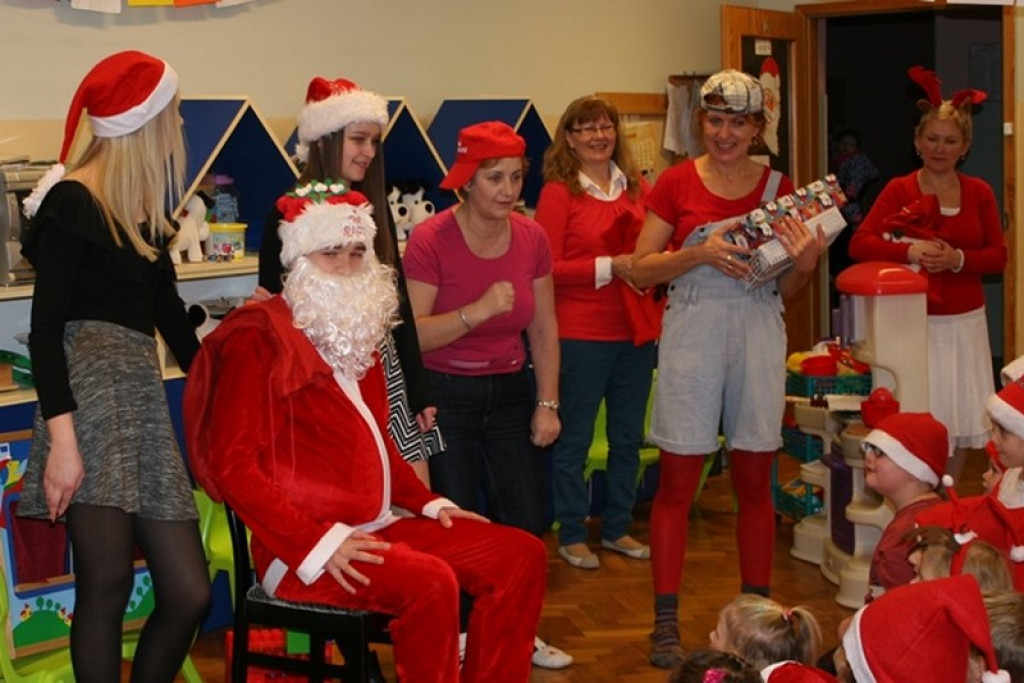 Spotkanie z Mikołajem w PP7 Integracyjnym