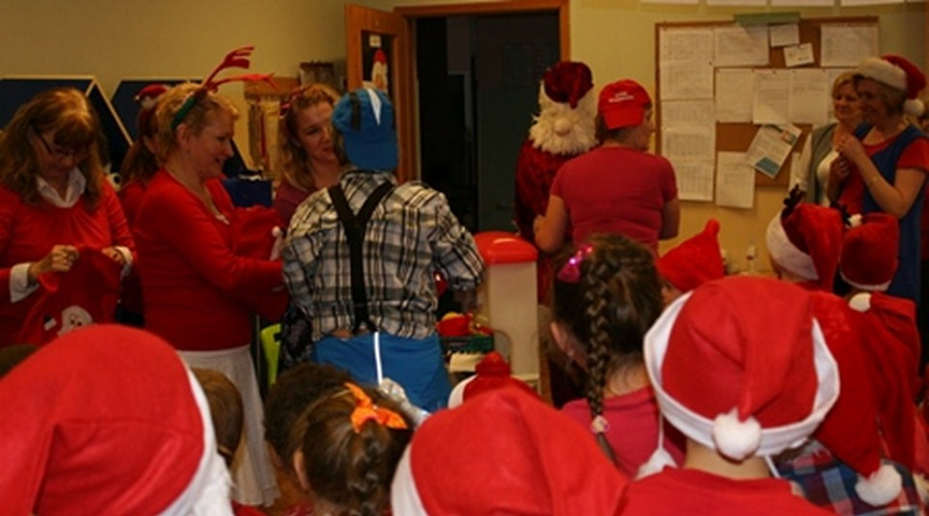 Spotkanie z Mikołajem w PP7 Integracyjnym