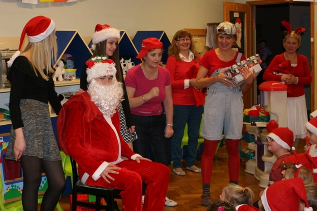 Spotkanie z Mikołajem w PP7 Integracyjnym