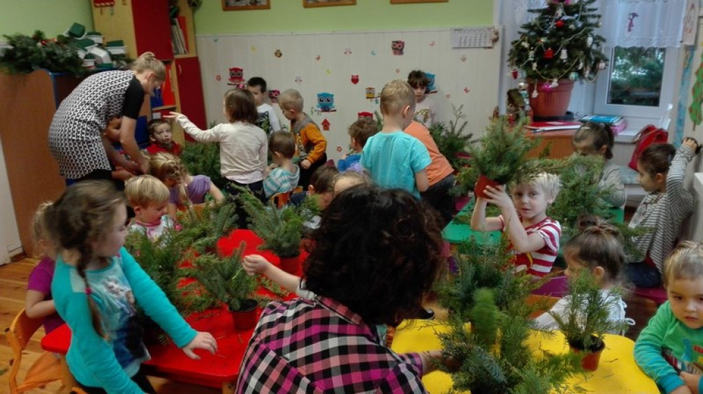 Stroiki Świąteczne w Przedszkolu w Kościerzycach