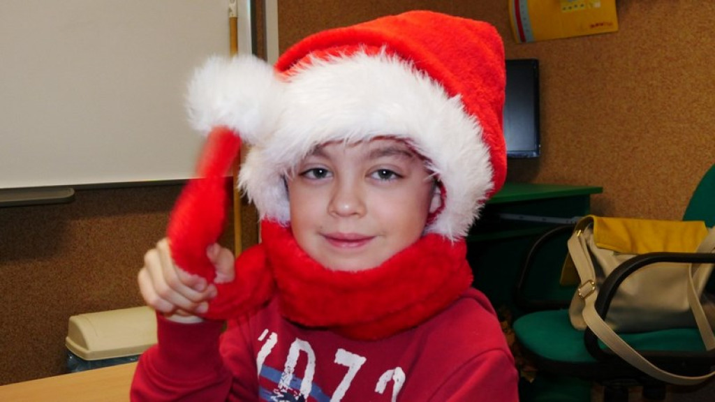 Mikołaj w PSP w Olszance...