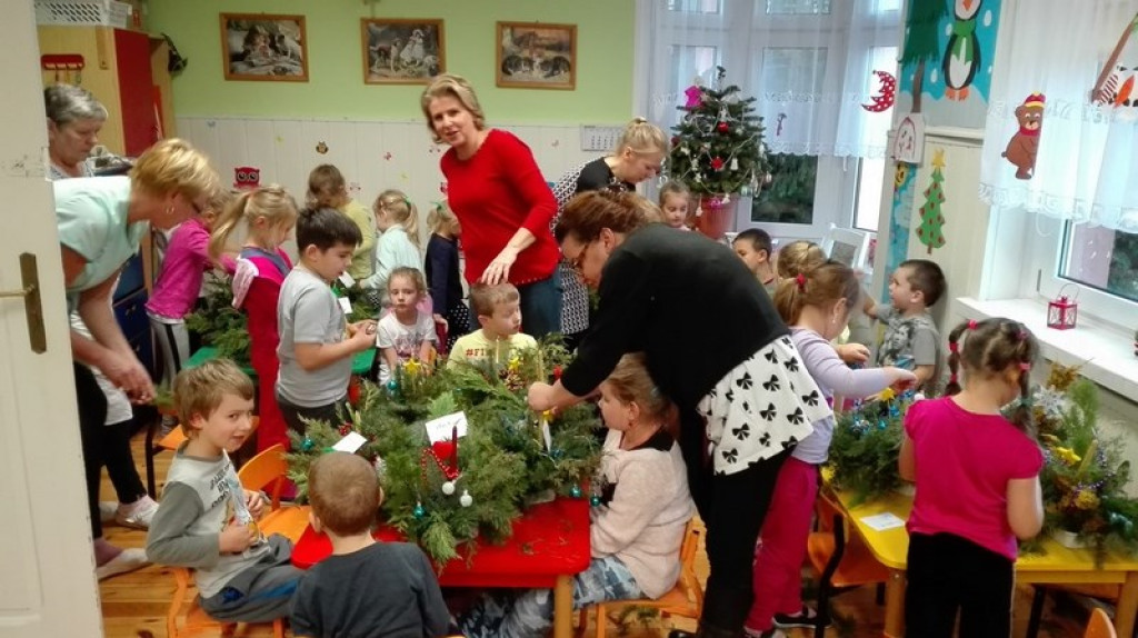 Stroiki Świąteczne w Przedszkolu w Kościerzycach