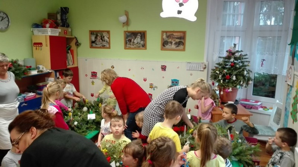 Stroiki Świąteczne w Przedszkolu w Kościerzycach