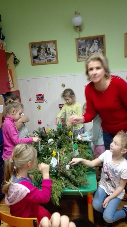 Stroiki Świąteczne w Przedszkolu w Kościerzycach