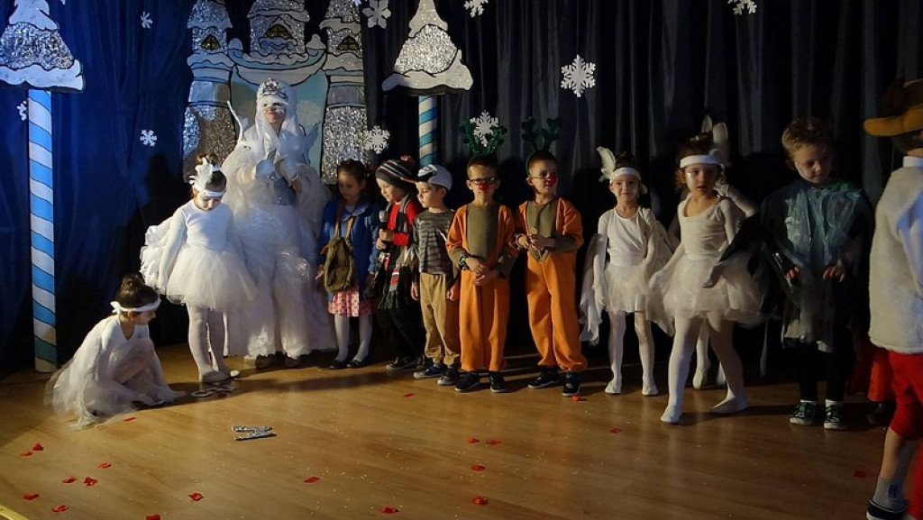 Królowa Śniegu w Przedszkolu Publicznym nr 1.