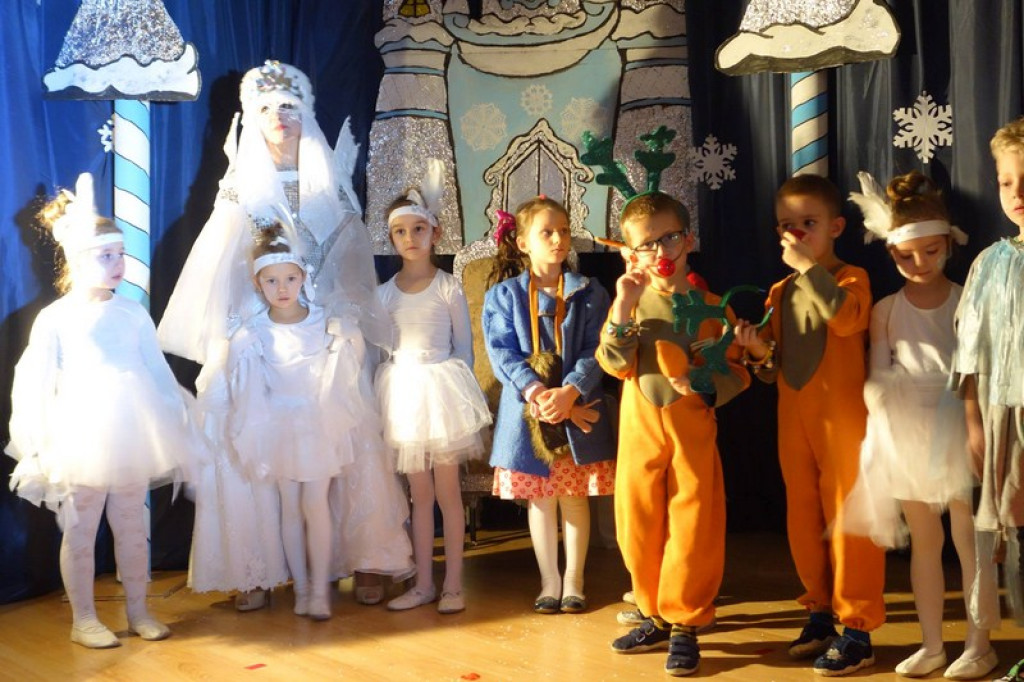 Królowa Śniegu w Przedszkolu Publicznym nr 1.