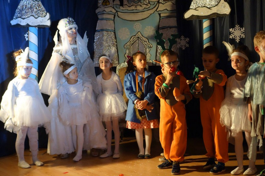 Królowa Śniegu w Przedszkolu Publicznym nr 1.