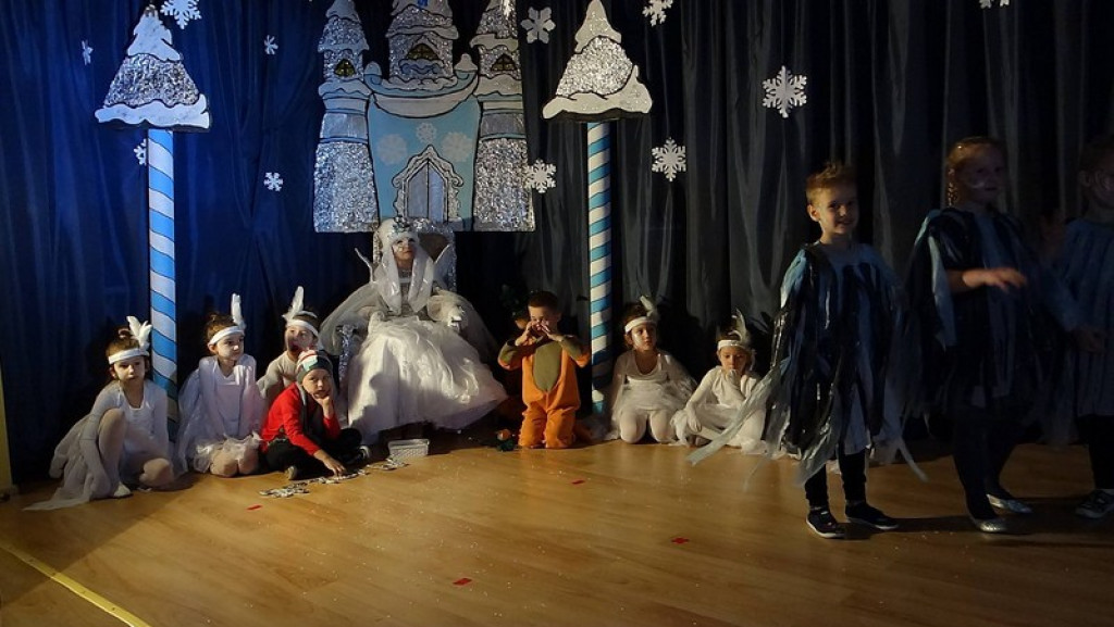 Królowa Śniegu w Przedszkolu Publicznym nr 1.