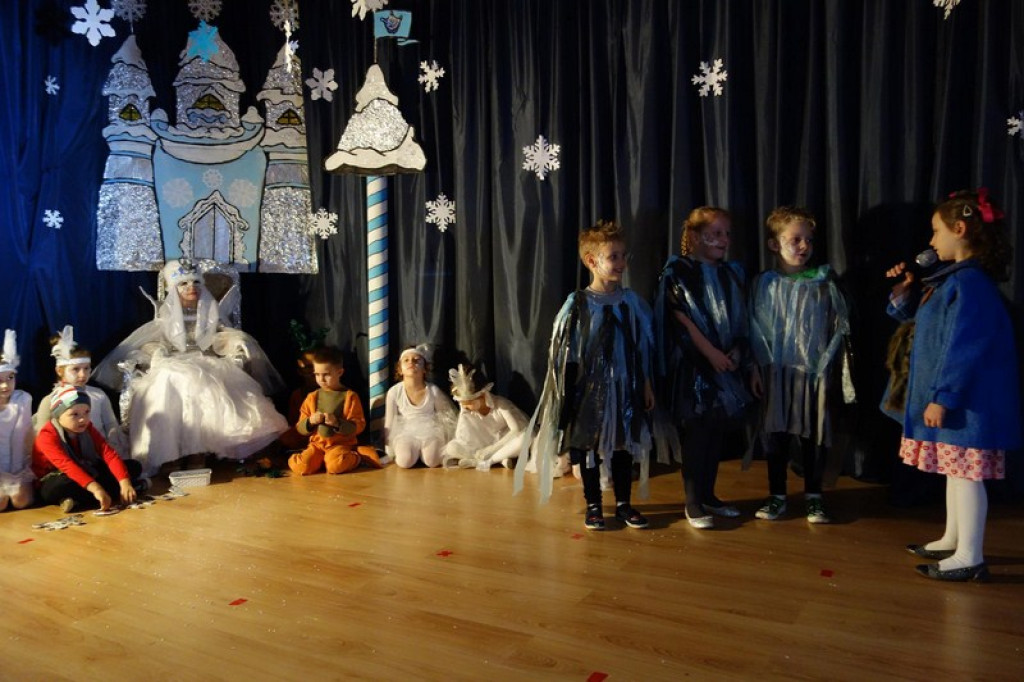 Królowa Śniegu w Przedszkolu Publicznym nr 1.
