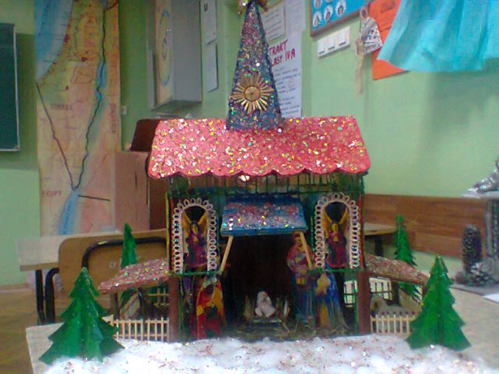 Konkurs szopek w lewińskiej podstawówce