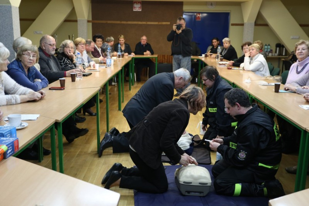 OSP Mąkoszyce szkoliło seniorów