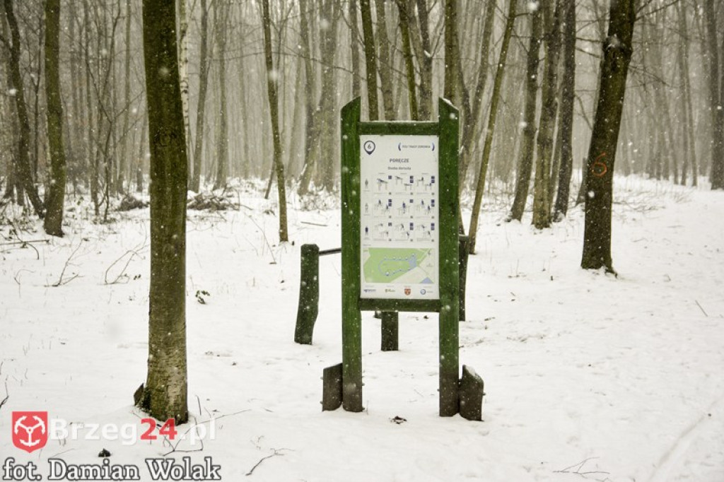 Brzeg zimą cz. 2 - brzeskie parki i 