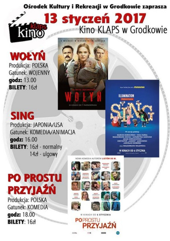 Weekendowy Informator Imprezowy 13-15.01.2017