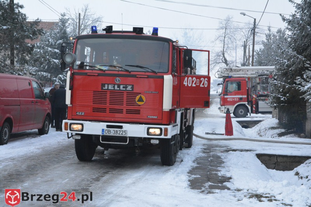 Pożar warsztatu w Goli Grodkowskiej. Straty mogą być bardzo duże