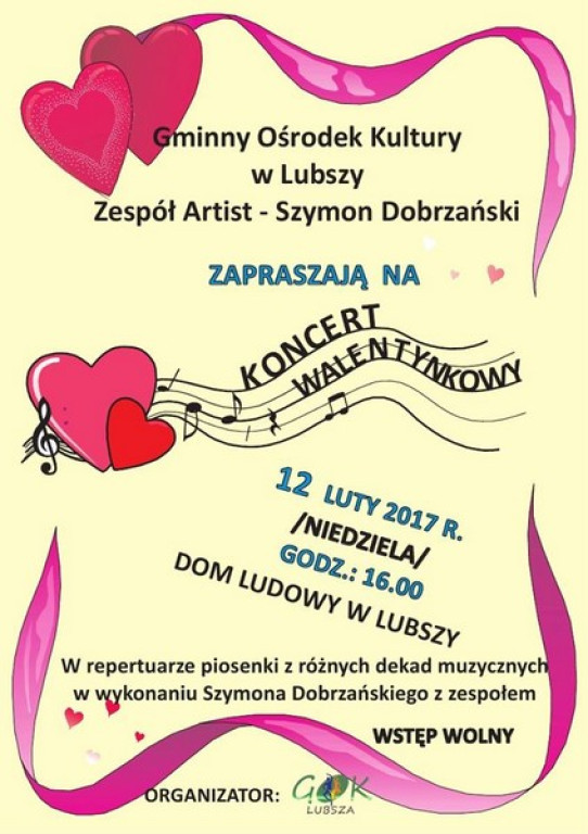 Weekendowy Informator Imprezowy 10-12.02.2017