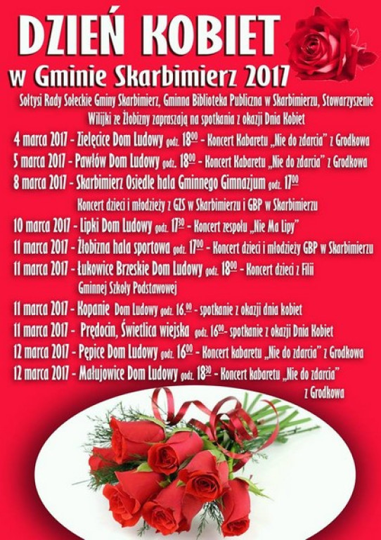 Weekendowy Informator Imprezowy 10-12.03.2017