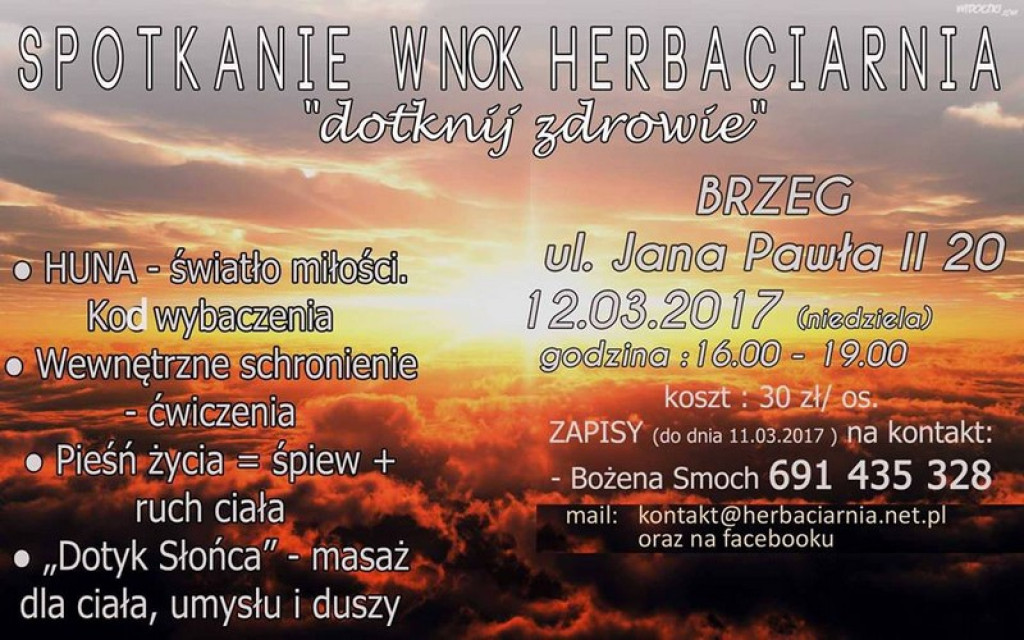 Weekendowy Informator Imprezowy 10-12.03.2017