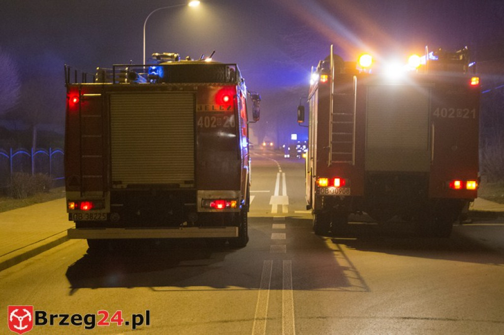 Wyciek gazu w Grodkowie. Ewakuowani uczniowie z internatu