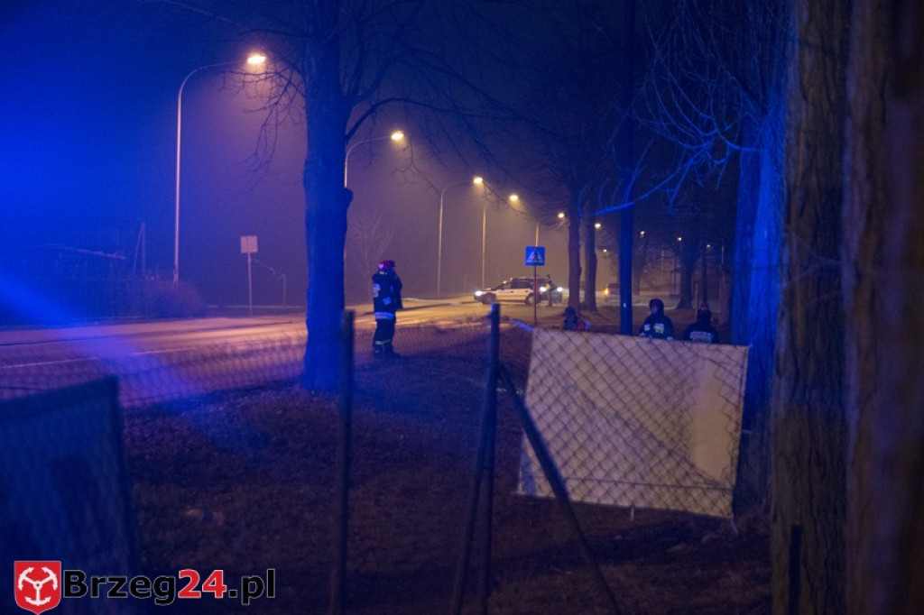 Wyciek gazu w Grodkowie. Ewakuowani uczniowie z internatu