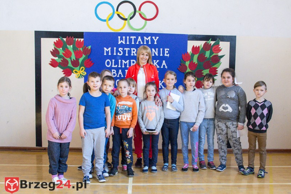 Spotkanie z mistrzynią paraolimpijską w szkole w Gałązczycach