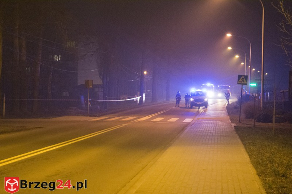 Wyciek gazu w Grodkowie. Ewakuowani uczniowie z internatu