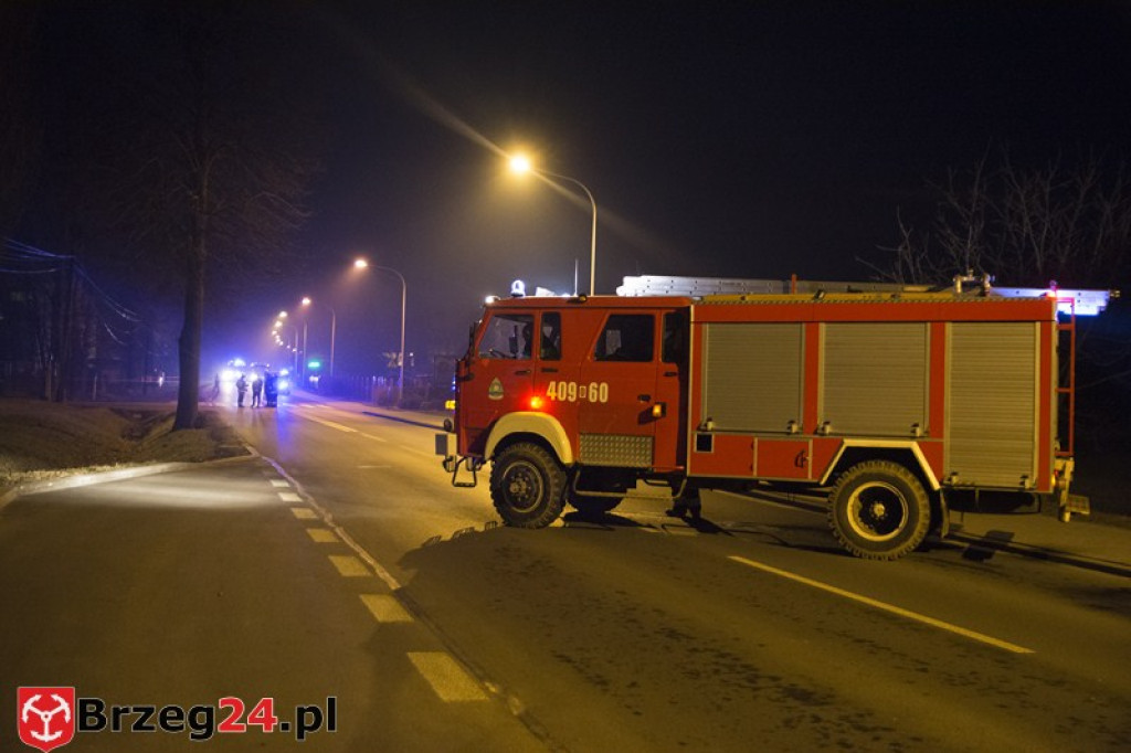 Wyciek gazu w Grodkowie. Ewakuowani uczniowie z internatu