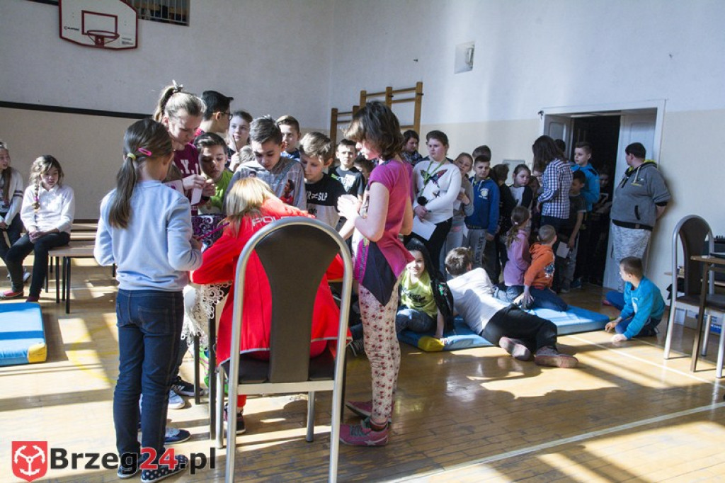 Spotkanie z mistrzynią paraolimpijską w szkole w Gałązczycach