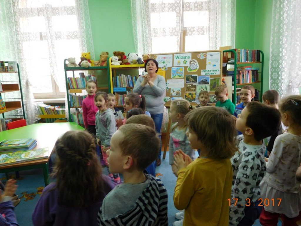 Wiosenne spotkanie w bibliotece