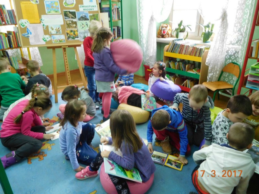 Wiosenne spotkanie w bibliotece