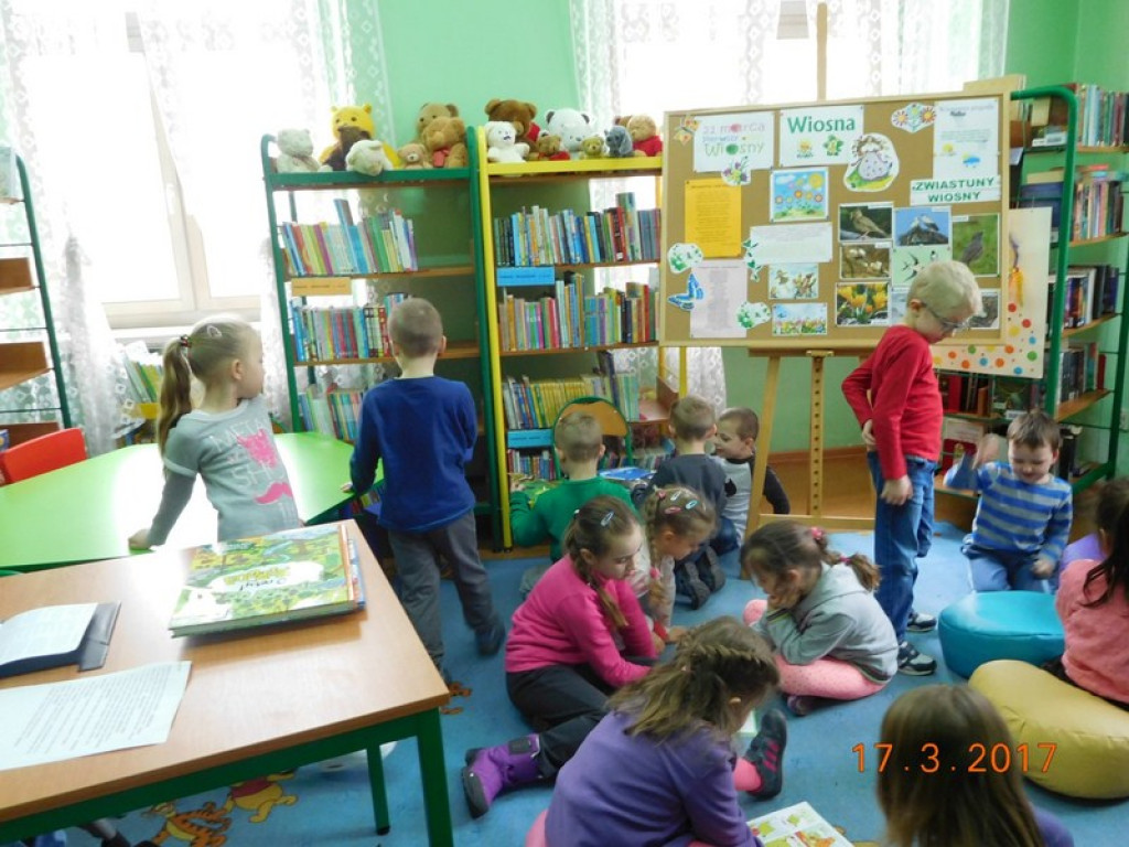 Wiosenne spotkanie w bibliotece