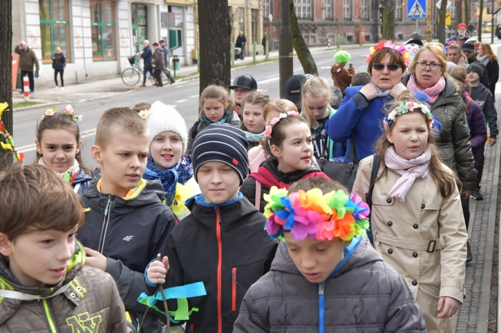 Przegonili zimę, powitali wiosnę! Ulicami Brzegu przeszedł 3. Integracyjny Marsz [ZDJĘCIA + VIDEO]