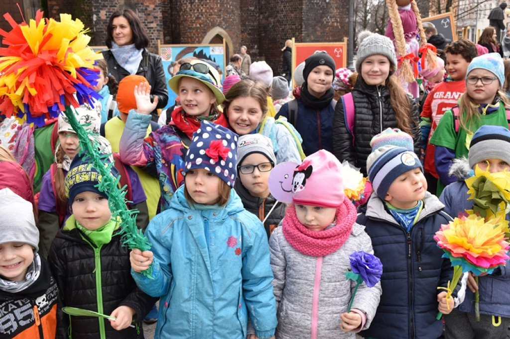 Przegonili zimę, powitali wiosnę! Ulicami Brzegu przeszedł 3. Integracyjny Marsz [ZDJĘCIA + VIDEO]