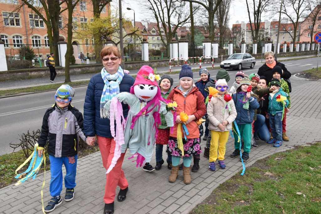 Przegonili zimę, powitali wiosnę! Ulicami Brzegu przeszedł 3. Integracyjny Marsz [ZDJĘCIA + VIDEO]
