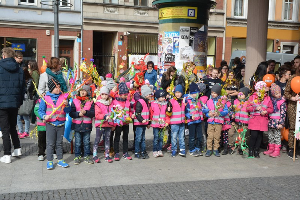 Przegonili zimę, powitali wiosnę! Ulicami Brzegu przeszedł 3. Integracyjny Marsz [ZDJĘCIA + VIDEO]