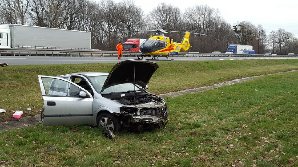 Wypadek na autostradzie A4. Cztery osoby poszkodowane [AKTUALIZACJA]