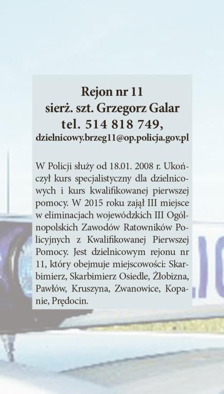 Mieszkańcy wybiorą najbardziej rozpoznawalnego dzielnicowego! [INFOGRAFIKA]