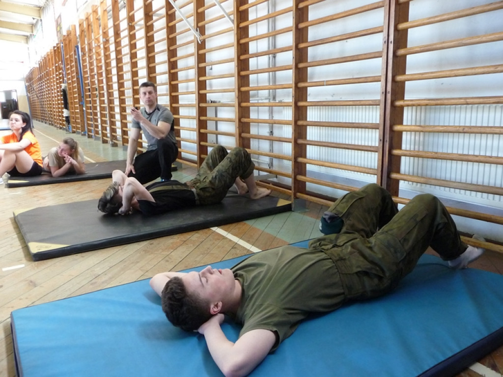 Trening  pod kierunkiem żołnierskiej kadry