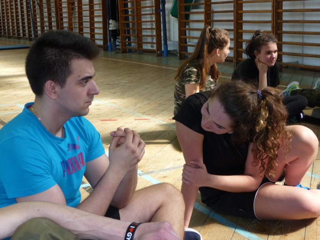 Trening  pod kierunkiem żołnierskiej kadry