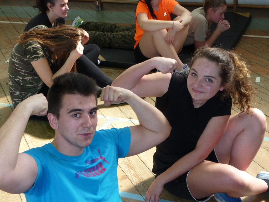 Trening  pod kierunkiem żołnierskiej kadry