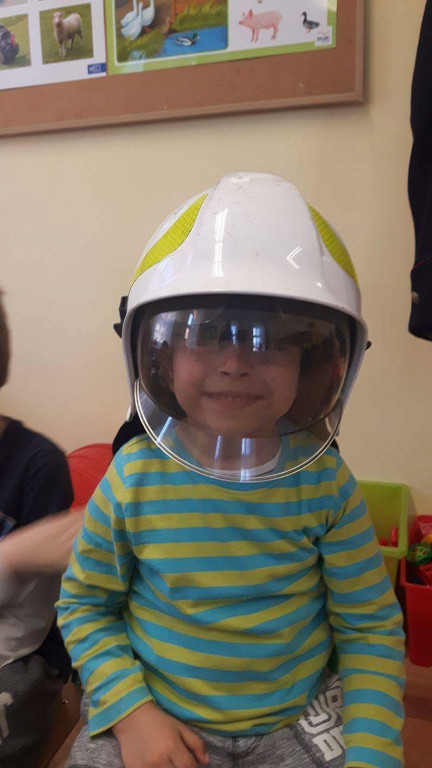 WIZYTA STRAŻAKÓW W PUBLICZNYM PRZEDSZKOLU W OLSZANCE