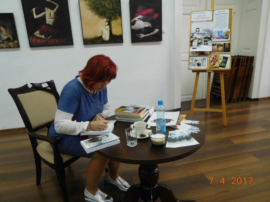 Spotkanie autorskie z Agnieszką Lingas-Łoniewską