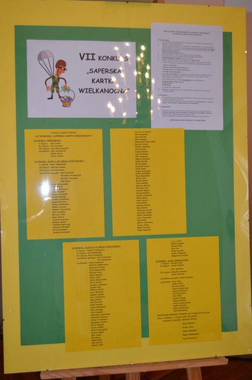 Saperski konkurs wielkanocny