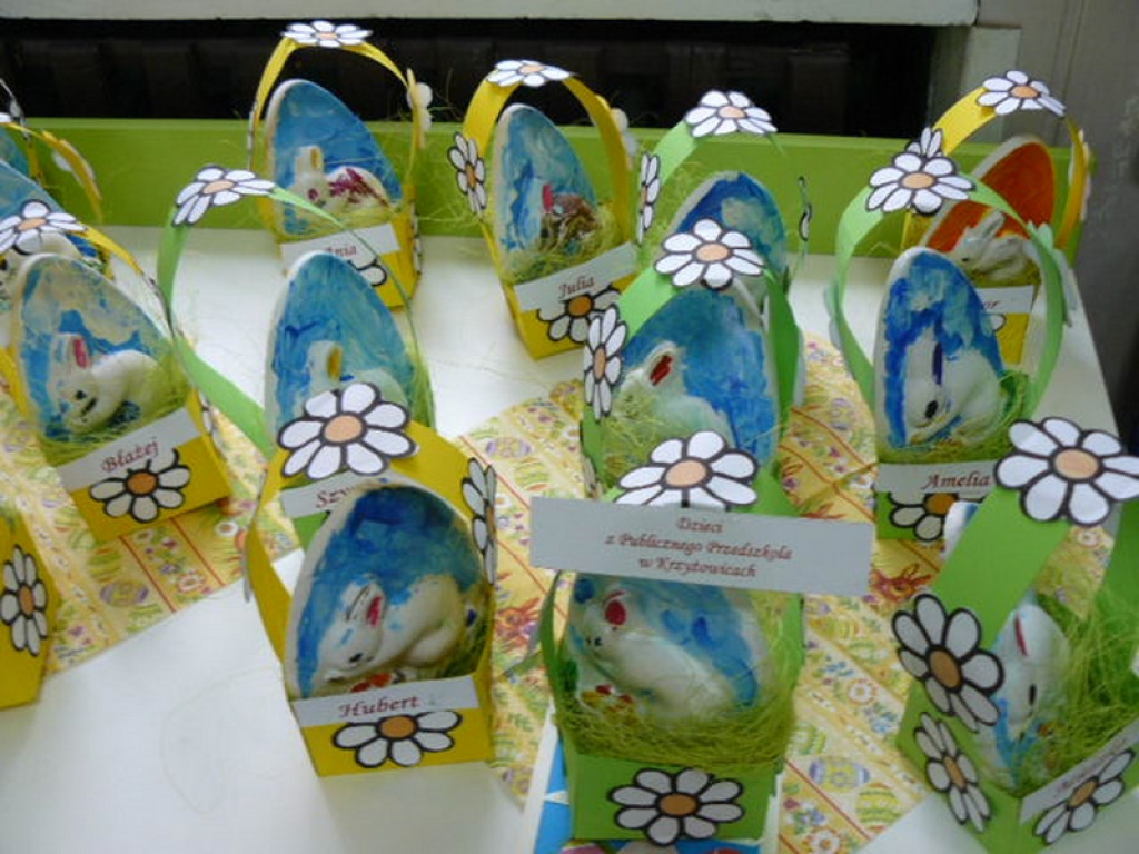 SPOTKANIE WIELKANOCNE W PRZEDSZKOLU W KRZYŻOWICACH